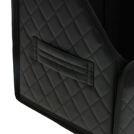 Organizer COFR in the car Cartage Sakvoyzh, eco -leather coasted, 30 cm, black-4