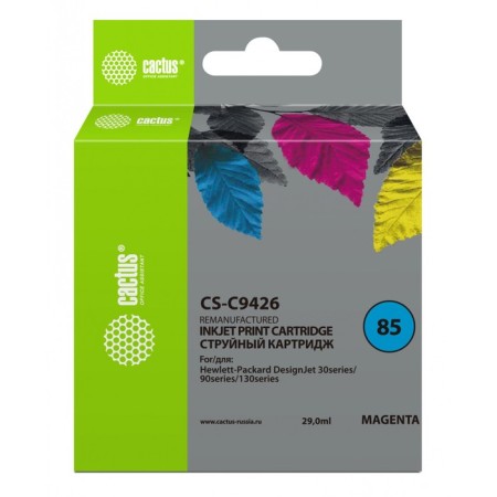 Inkjet cartridge Cactus CS-C9426 No. 85, for HP DJ 30/130, 29 ml, purple color