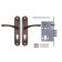 The hull of a cut lock with handles on the bar KIT A7-5555/3 W/B MOS