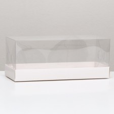 Box for roll, white 30 x 12 x 12 cm