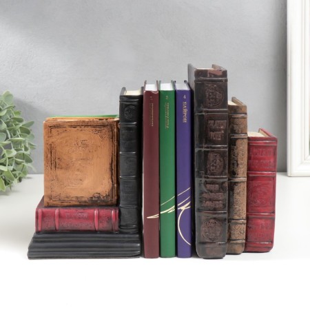 Book holders "Library" set 2 pcs 11x13x9 cm