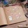 Paper stickers on the “Notebook” substrate, for a diary of 6 × 21 cm