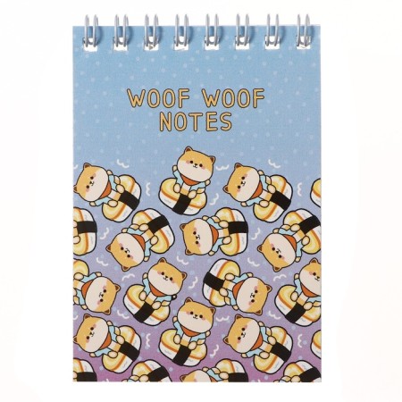 Notepad A7, 40 sheets in a cage on the crest "MIX for Girls", covered cardboard, mix-3