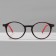 Ready glasses GA0622 (color: c2 gray, red; diopter: -4; tint: no)
