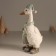 Polystone souvenir "Goose in a long cap and scarf, with a goose" 14.5x13.5x27.5 cm