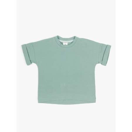 Children's jump (T-shirt, trousers), height 86-92 cm, mint color, gray color-13