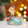 New Year. Souvenir "Boats" 7 × 6.5 cm, gzhel, color