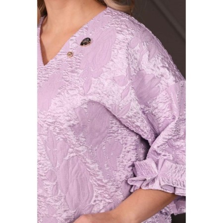 Women's tunic, size 52, lilac color-3