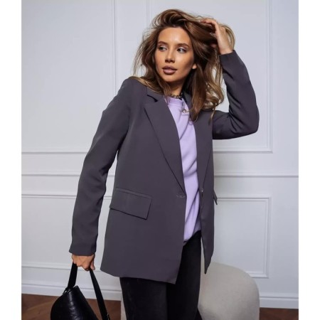 Female jacket, gray color, size m (44)-1