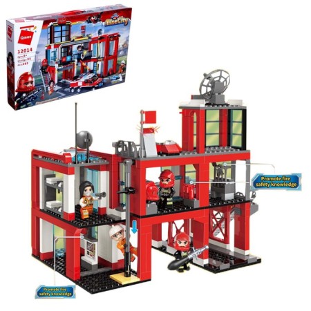 Designer Firefighters "Fire Station", shoots with water, 5 minifigur and 693 parts