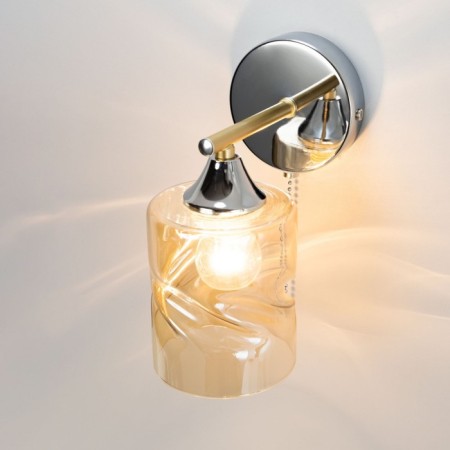 Sconces Citilux "Claude" CL137312, 10x21 cm, 1x60W, e27, yellow color-11