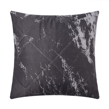 Decorative Ethel Pillow "Marble" 40*40cm, central black
