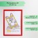 Photo frame plastic L-4 21x30 cm red (plastic screen)
