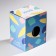 Ceramic mug with a plastic lid "Kingdom", 380 ml, color and inscription mix
