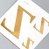 Tattoo on the body Gold "Letter - Z" 6x6 cm
