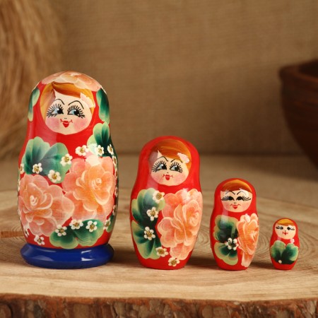 Matryoshka 5 puppet "Christie Souvenir", 10-11 cm, manual painting-8