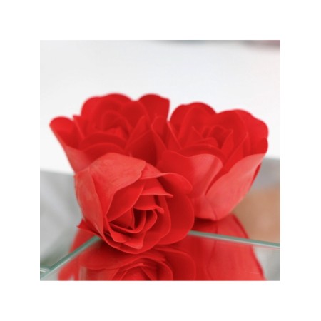 Soap roses, red, set 6 pcs.-6