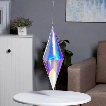 LED figure "Crystal" 15 × 45 × 15 cm, plastic, 220 V, glow of white-1