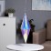 LED figure "Crystal" 15 × 45 × 15 cm, plastic, 220 V, glow of white