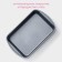 The baking sheet of the rectangle. Marble ”, 38.5 × 24.5 × 5 cm, anti -stick coating, gray color