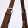 Baget bag with zipper, the color is light brown