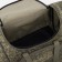Road bag on a zipper, with an increase, 3 outer pockets, a long belt, green color/camouflage