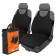 Airline ASC-F1, front, recruitment 2 pcs., Black, polyester