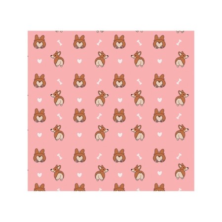 Organizer in a bath on suction cups "Funny Corgi", for storing toys and trifles, size 33x39 cm-1