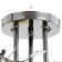 Svetogor chandelier "Sun" 3x60W e27 black chrome