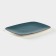Ceramic “turquoise” dish, 27 × 19 cm