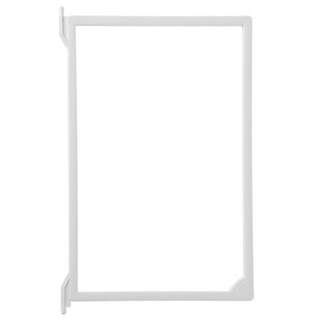 Plastic frame for the A4, Infoframe cross -cutting system, without tread, white color-1