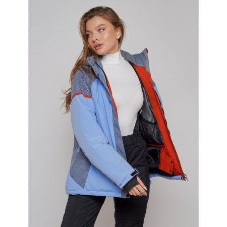 Ski jacket women, size 56, purple color-12