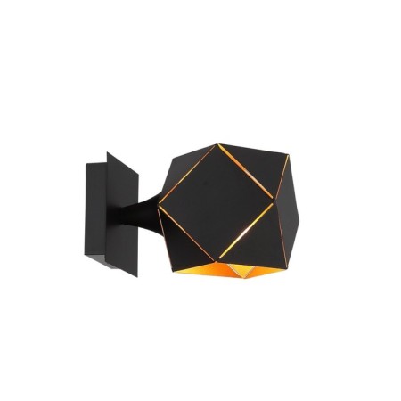 Sconces st. SL258.401.01. Enigma. 1x40 W, E14, 13x13 cm, black color-5