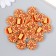 Beads for creativity plastic "Ethno. Astra" set of 20 g 1.9x1.9x0.7 cm