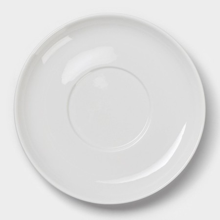 Porcelain broth Magistro "Blanche", 2 items: Boier 450 ml, saucer d = 18 cm, white color-3