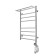 Domoterm electric heated towel rail "Medea" P8, 500x800 mm, with a shelf, right, chrome