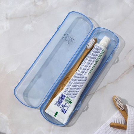 Case for toothbrushes and pasta, blue, 21 x 5.5 cm-4
