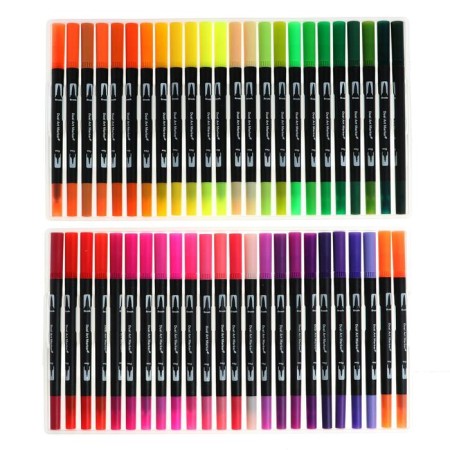 A set of professional markers, 72 pieces/72 colors, bilateral-1