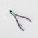 Manicure nippers for cuticle, 9.5 cm, blade length - 10 mm, chameleon color