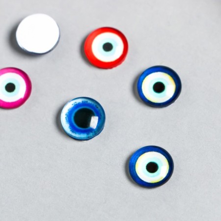 Decor for creativity glass "Turkish eye" set 10 pcs-1