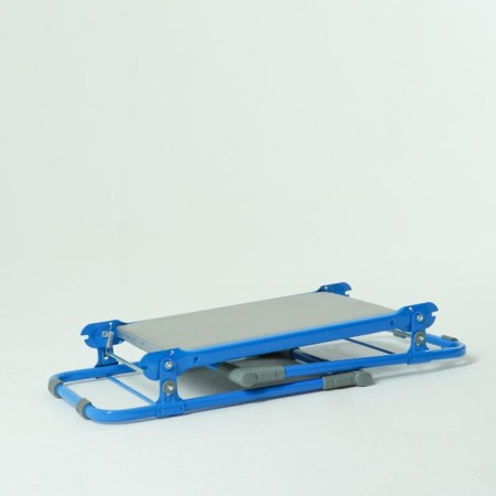 Bench-crossbow garden 56x30x42.5 cm, blue, max. Smilling 100 kg, with a soft seat-2