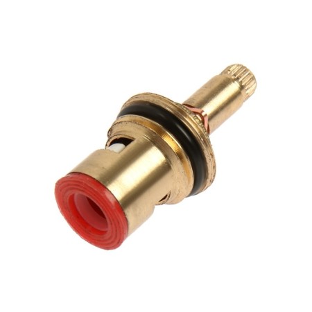Kran-Buks 102185, 1/2 ", 24 slots, 90 degrees, short rod, brass-1