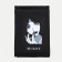 Velcro wallet, black color