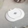 Porcelain dish Magistro "Pumpkin", D = 11.2 cm, white color