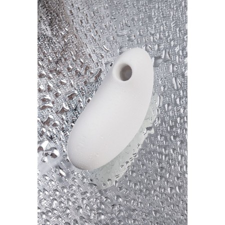 Vacuum-wave contactless stimulator of the Satiffyer Vulva Lover 2 clitoris, silicone, white color-5