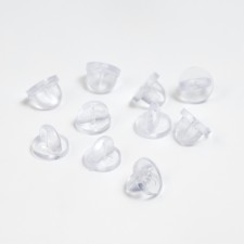 A plug for the icon, d = 1.1 cm, (set 10 pcs.), The color is transparent