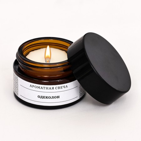 Aromatic candle in the Bank "cologne", soy wax, 12 g-2