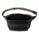 Waist bag, 2 lightning departments, adjustable belt, black color