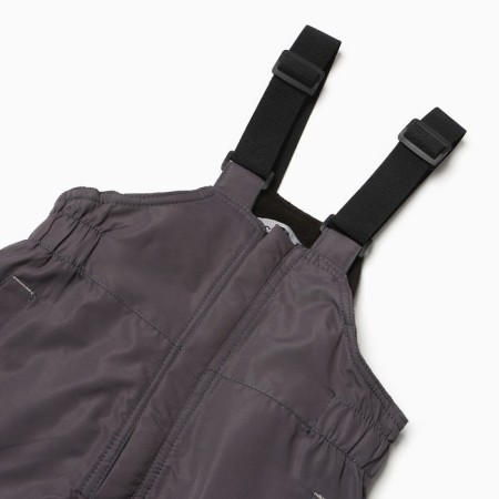 Semi -combine season insulated for boys, gray color, height 122 cm-1