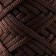 Knitting cord 100% polyester, width 4 mm 50m (chocolate)